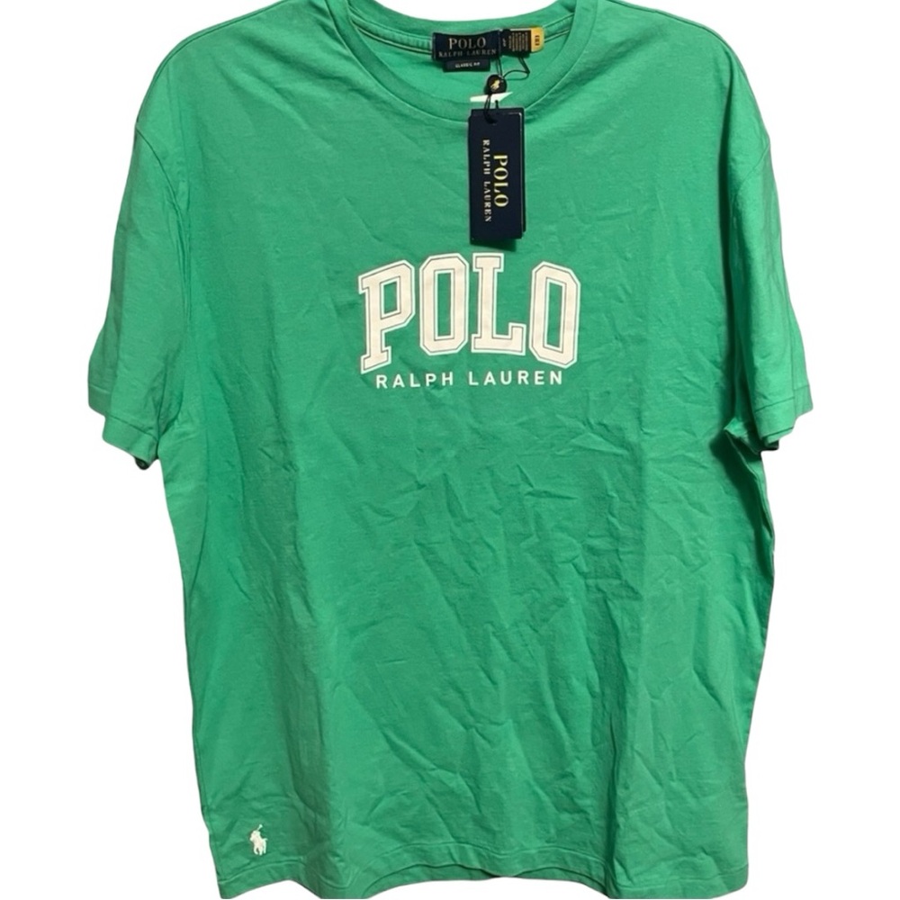 Polo Ralph Lauren Classic Fit T-Shirt LG Short Sleeves Jersey Tshirt Graphic Tee
